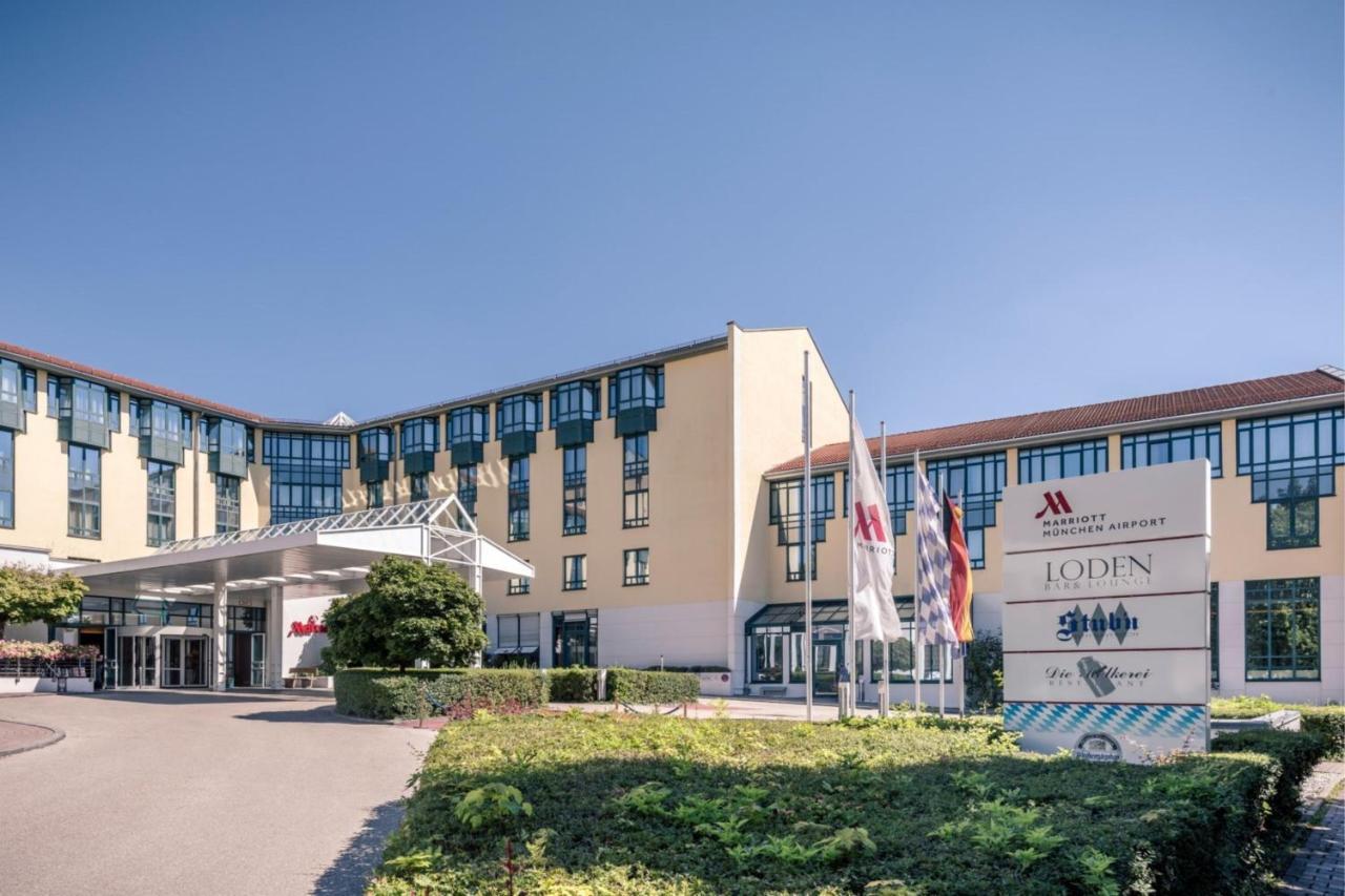 Munich Airport Marriott Hotel Freising Dış mekan fotoğraf