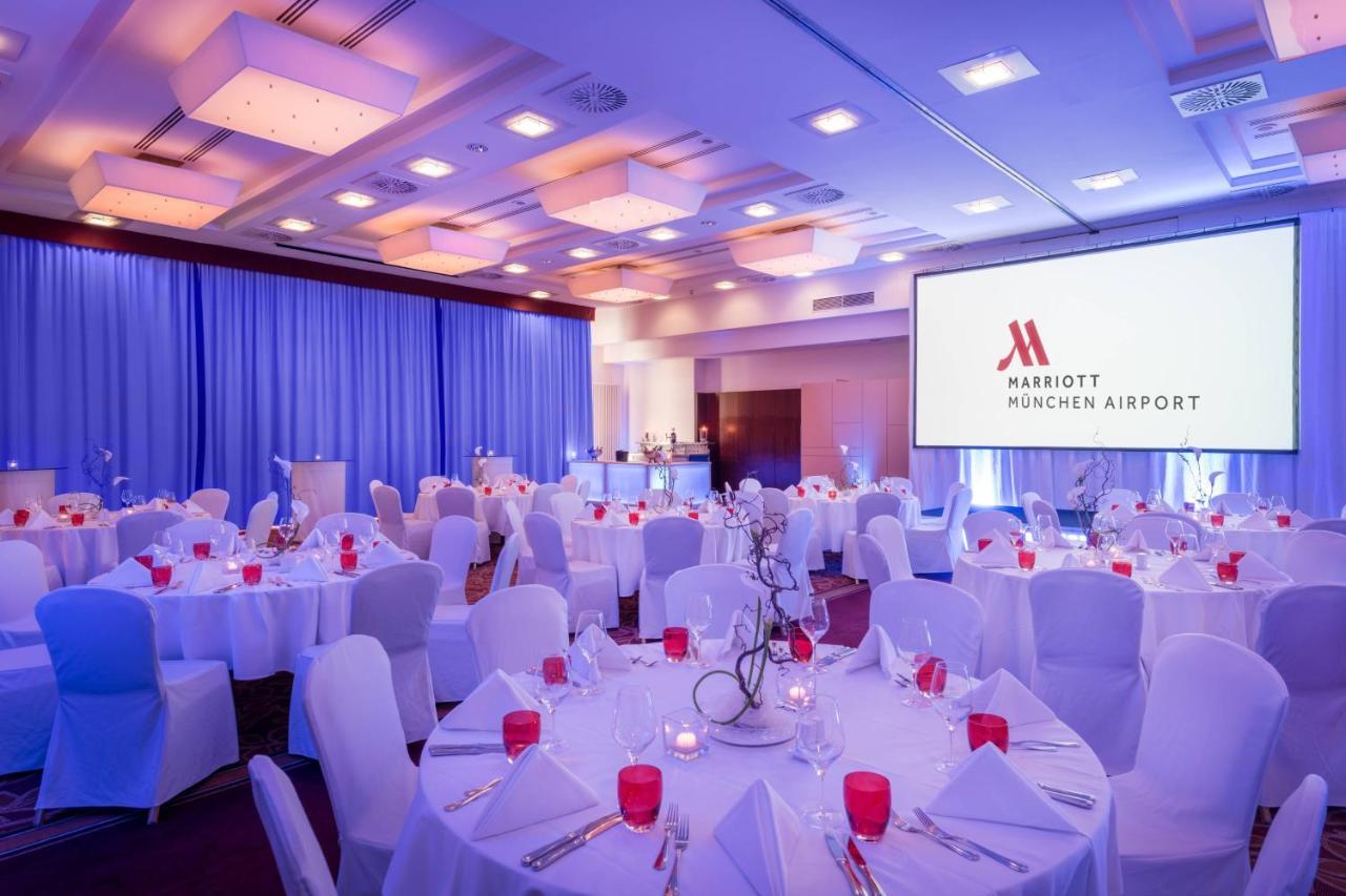 Munich Airport Marriott Hotel Freising Dış mekan fotoğraf